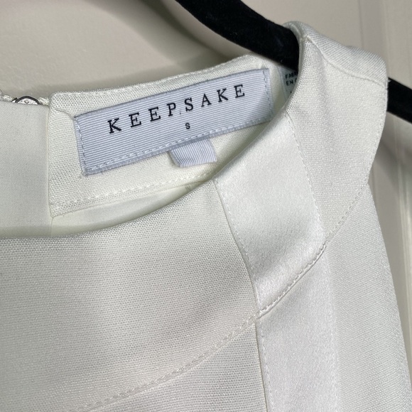 KEEPSAKE Maybe Not Dress Ivory Small - Picture 6 of 8